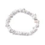 Howlite (White) 53mm Chip Bracelet Howlite (White) 53mm Chip Bracelet
